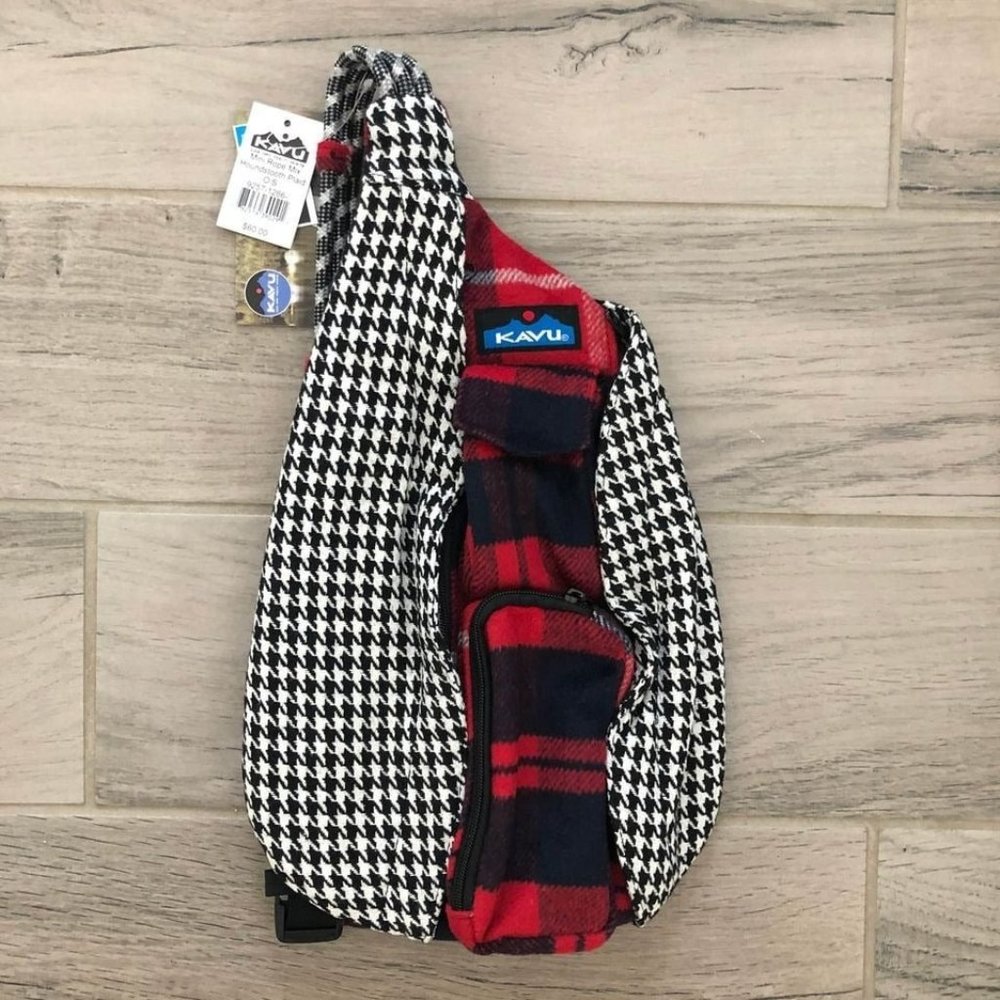 Kavu Mini Rope Mix Houndstooth Plaid - NEW